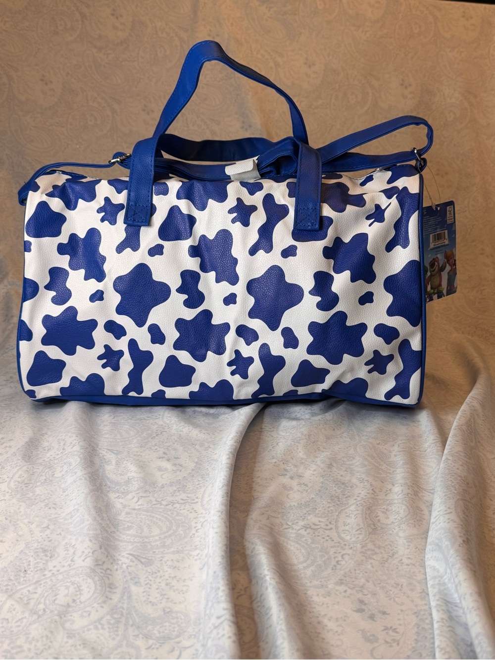 Disney Pixar Jessie Cowgirl Duffle Bag in Blue and White - Picture 4 of 5